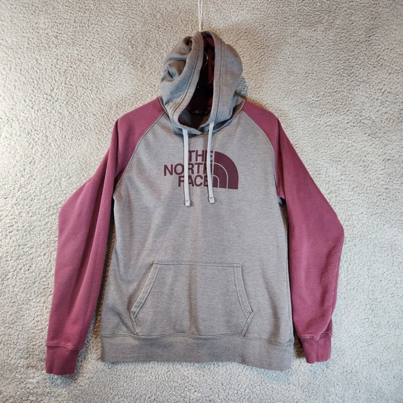 The North Face Hoodie Sweatshirt Womens Size Medium Long Sleeve Pocket Pullover - Picture 1 of 7